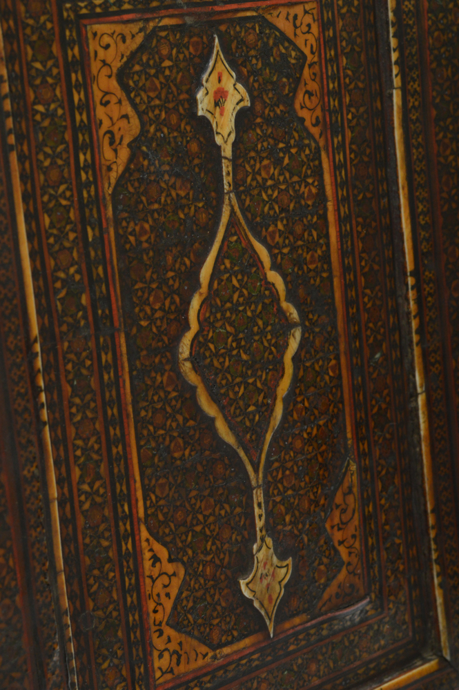 Antique Indo-Persian Marquetry and Bone Inlay Panel