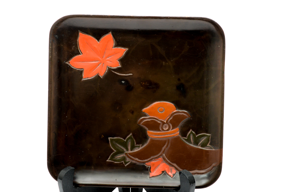 Antique Japanese Lacquer Tray