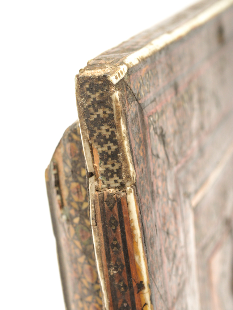 Antique Indo-Persian Marquetry and Bone Inlay Panel