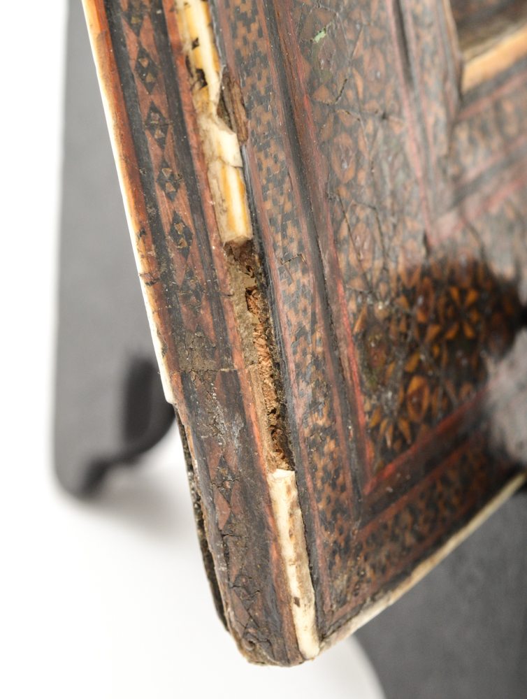 Antique Indo-Persian Marquetry and Bone Inlay Panel