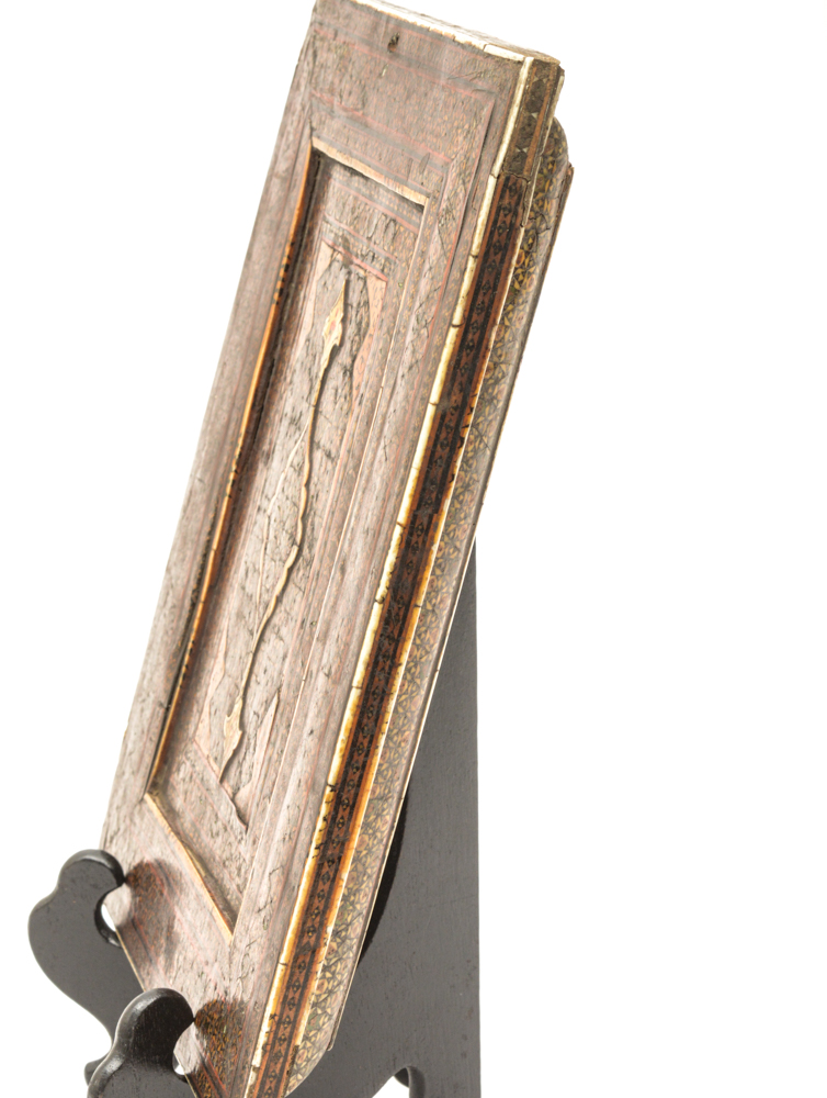 Antique Indo-Persian Marquetry and Bone Inlay Panel