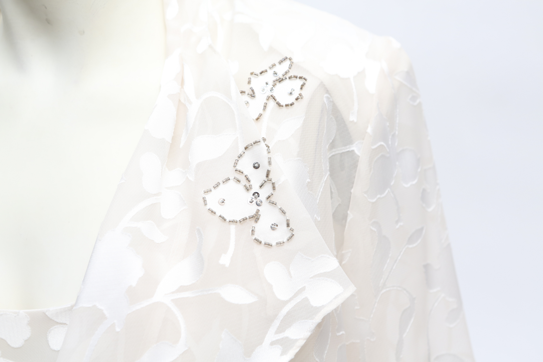 Cream Patra Dress and Jacket