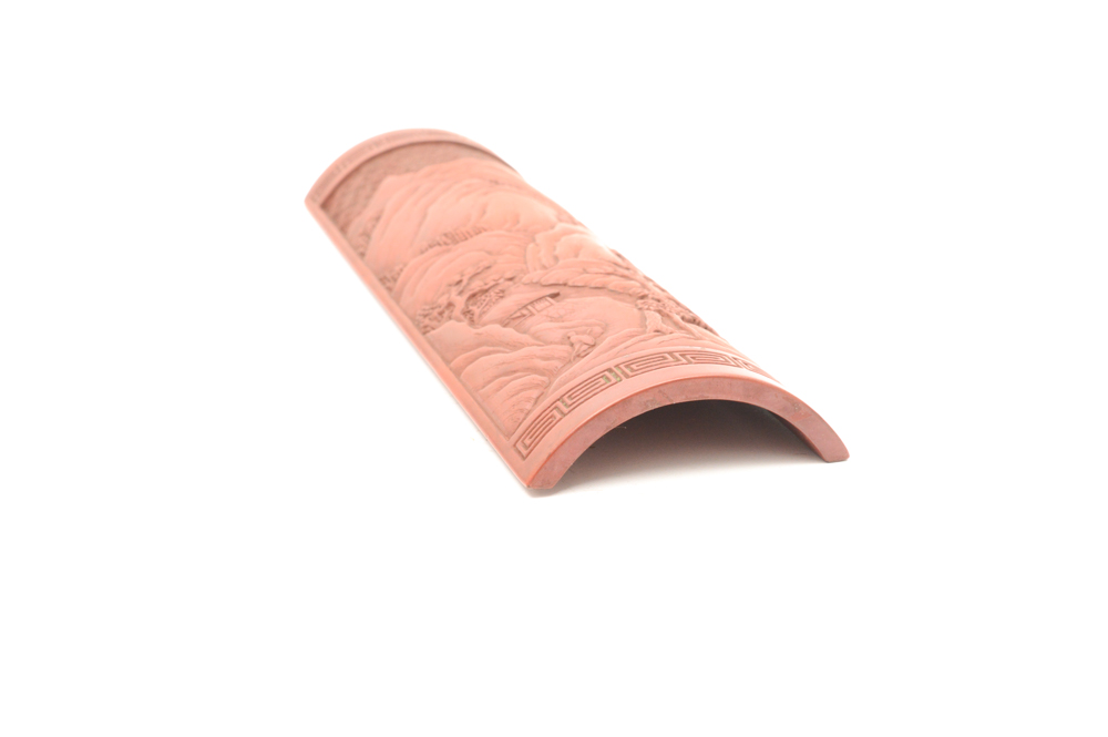 Fine Chinese Qianlong Period Lacquer Tray With Antique Wrist Rest