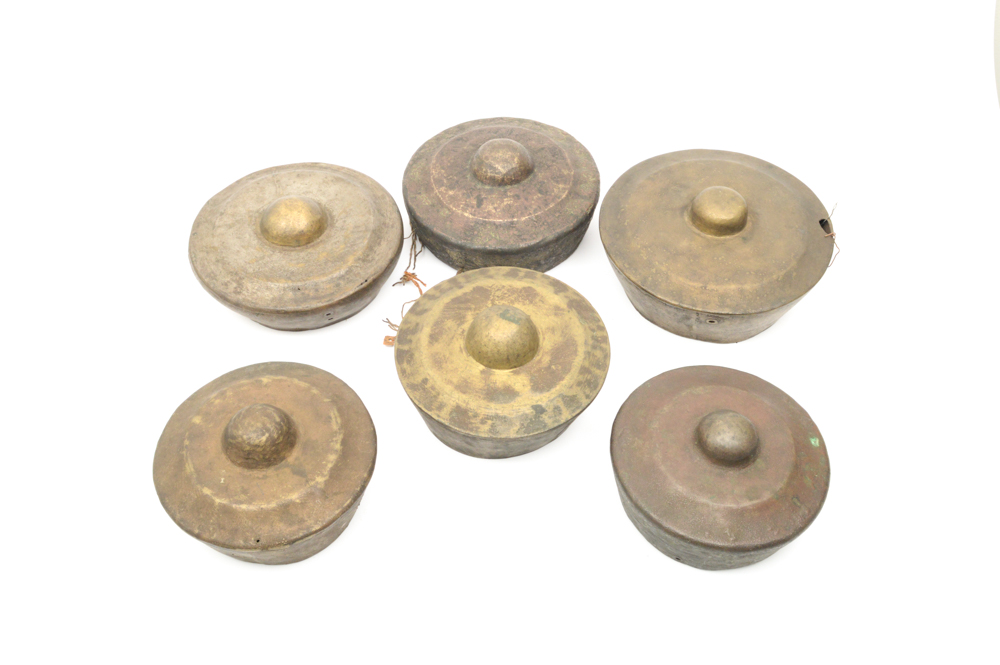 Early 20th Century Southeast Asian Kulintang Brass Gongs