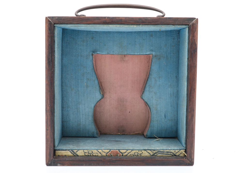 Antique Chinese Wood and Jade Inlay Box