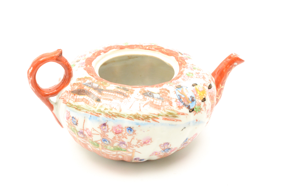 Kutani Japanese Porcelain Tea Service