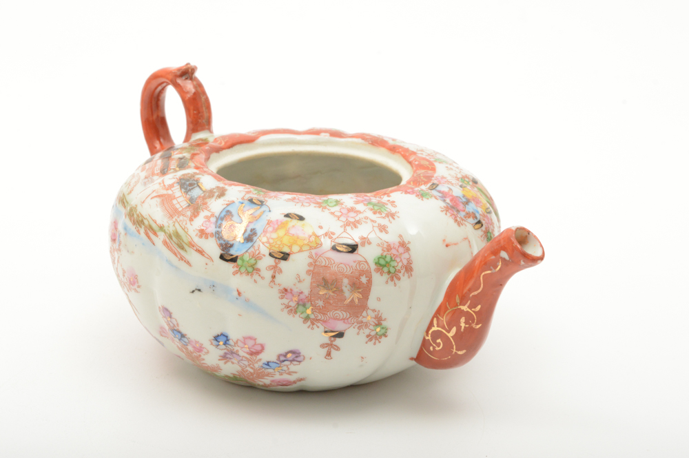 Kutani Japanese Porcelain Tea Service