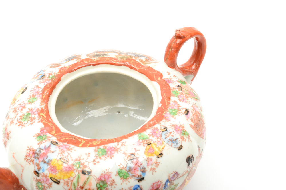 Kutani Japanese Porcelain Tea Service