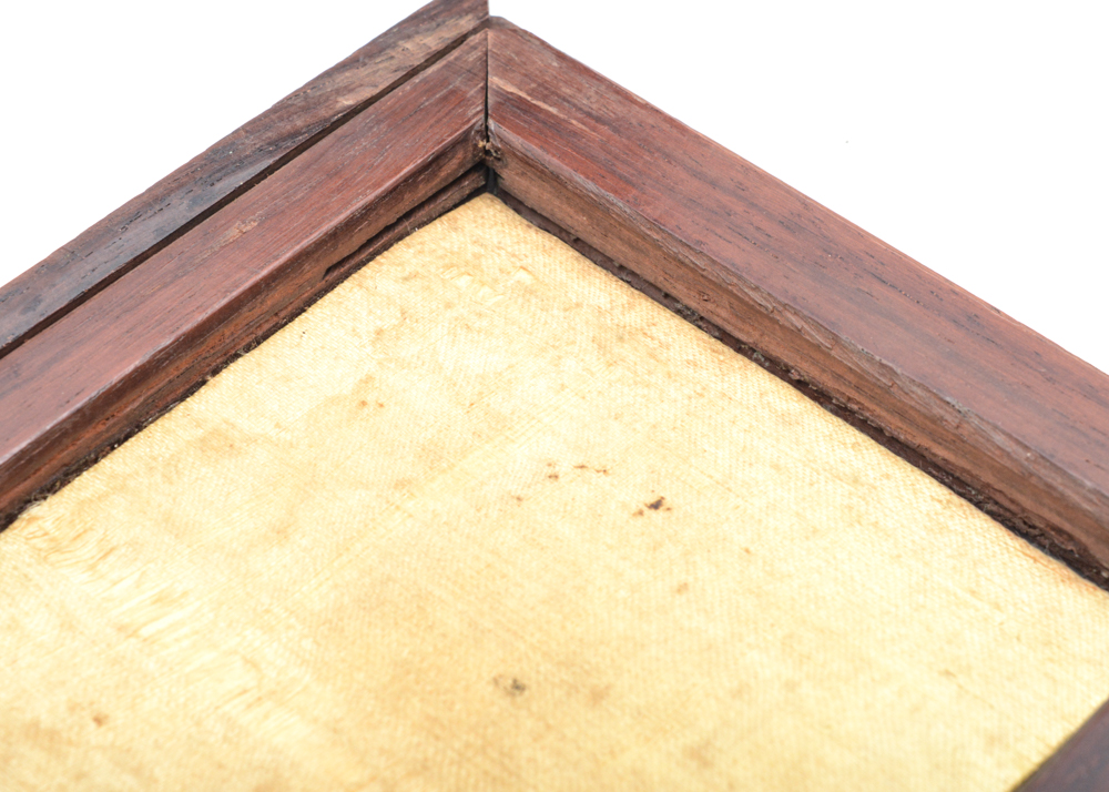 Antique Chinese Wood and Jade Inlay Box