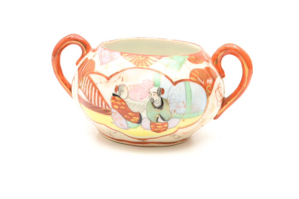 Kutani Japanese Porcelain Tea Service