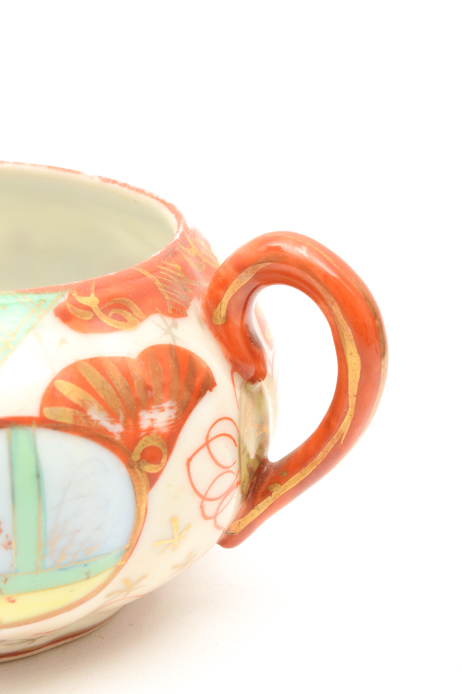 Kutani Japanese Porcelain Tea Service