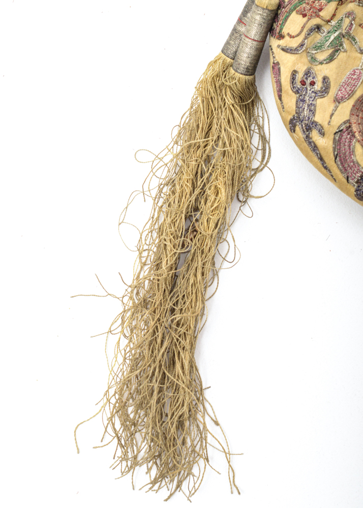 Antique Chinese Embroidered Silk Purse