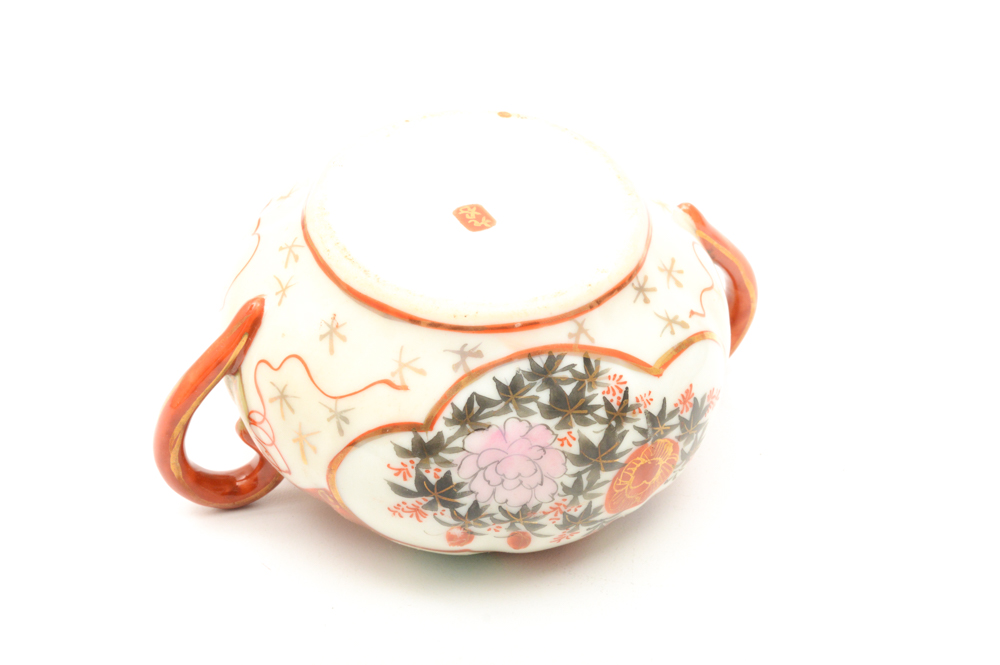 Kutani Japanese Porcelain Tea Service