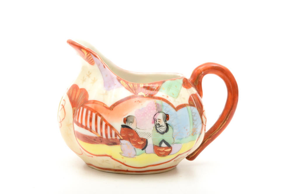 Kutani Japanese Porcelain Tea Service