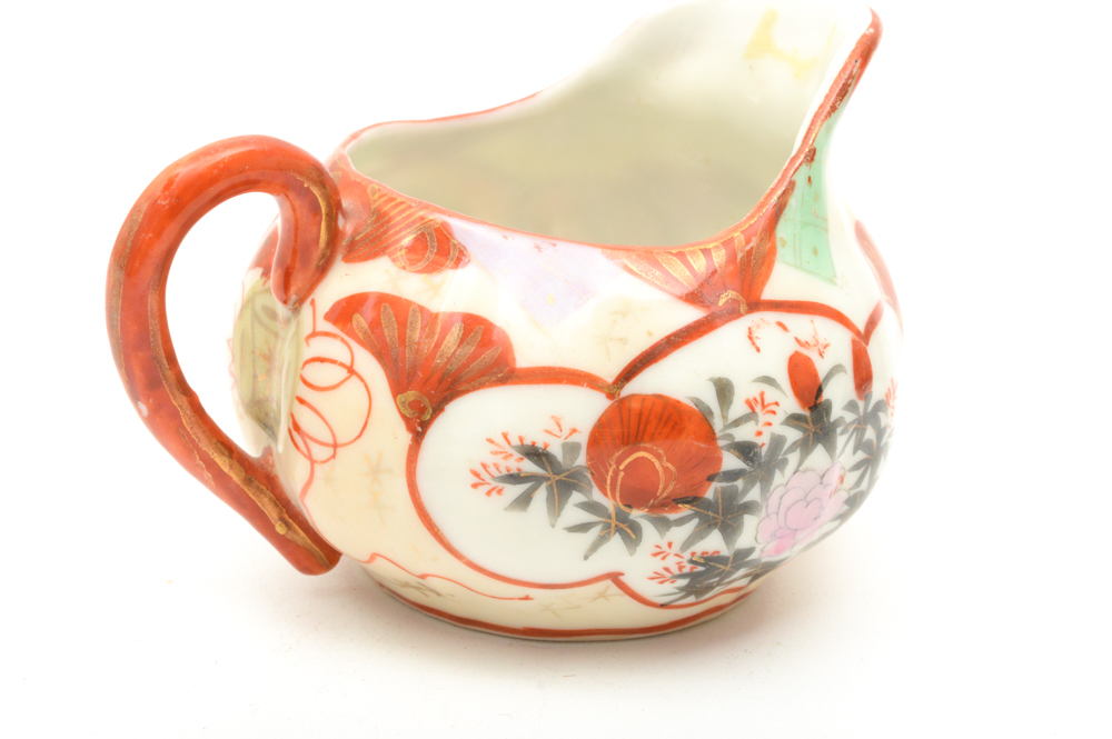 Kutani Japanese Porcelain Tea Service