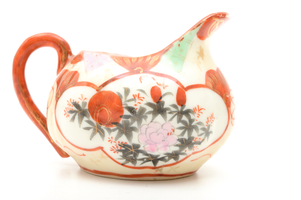 Kutani Japanese Porcelain Tea Service