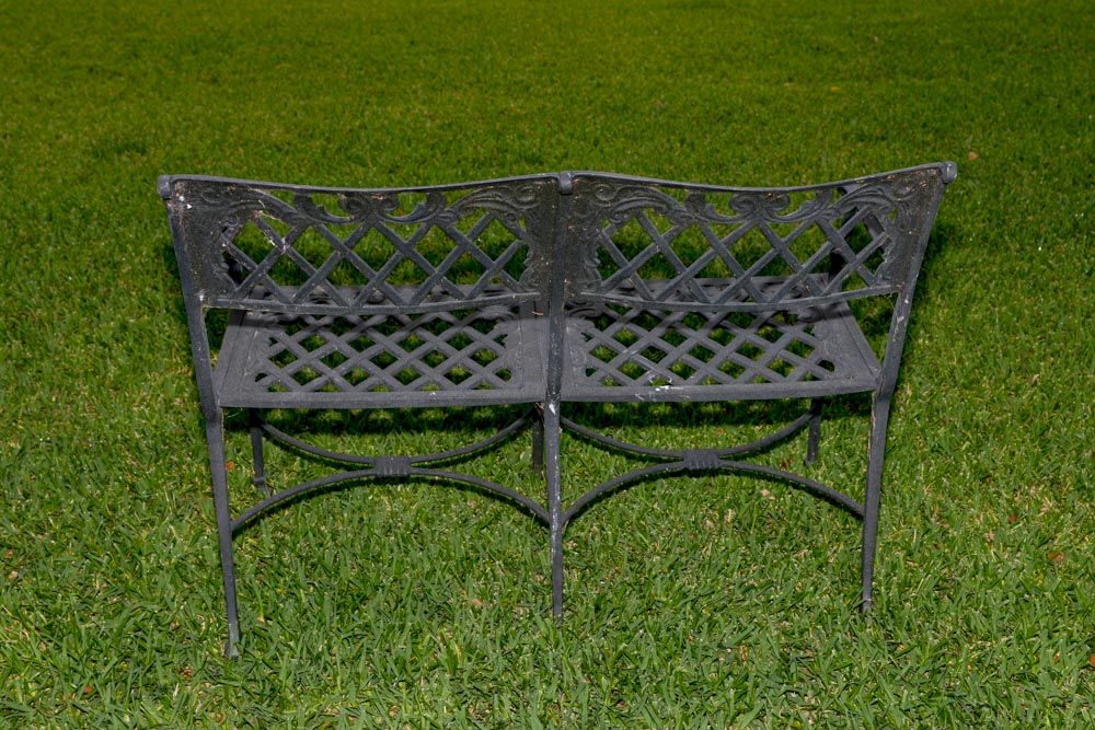 Metal Garden Bench