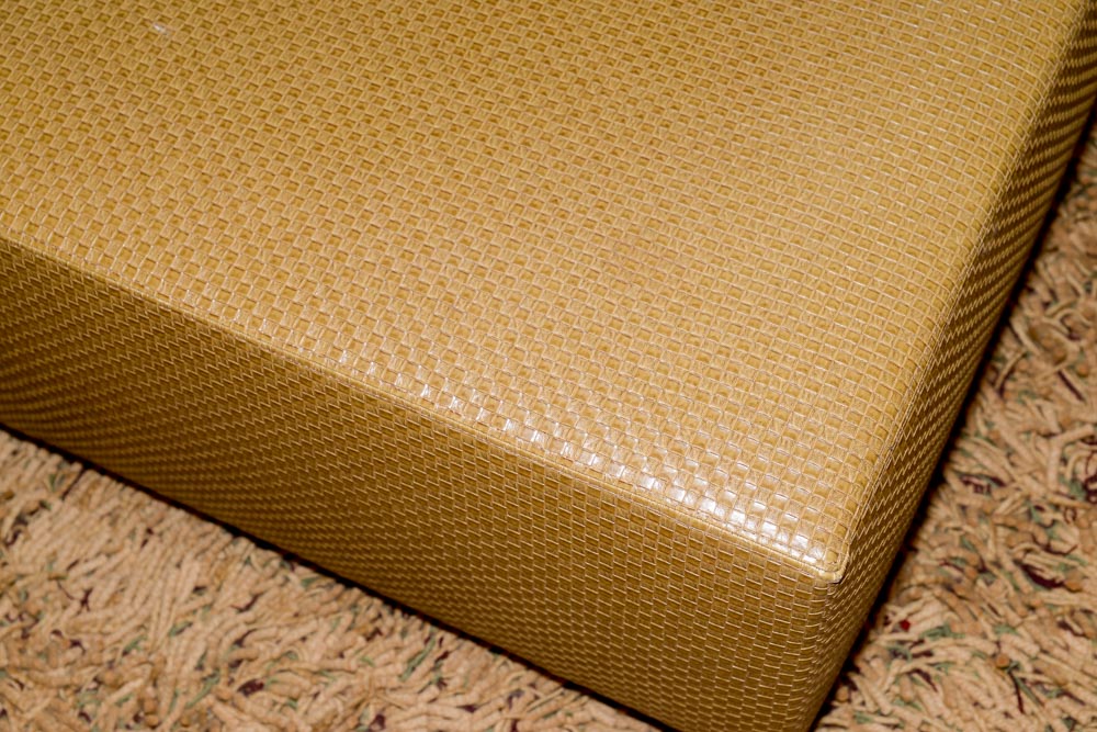 Custom Built Leather Coffee Table by Kisabeth Furniture