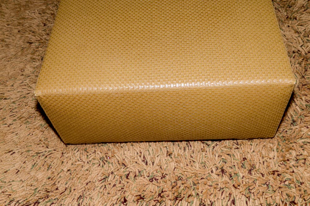 Custom Built Leather Coffee Table by Kisabeth Furniture