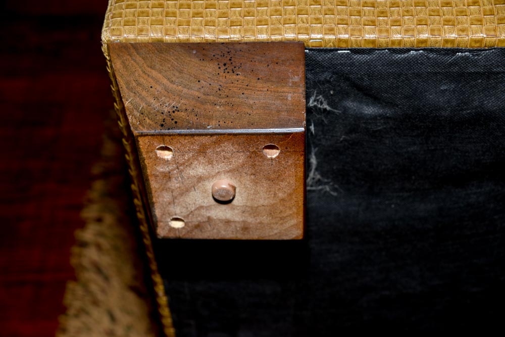 Custom Built Leather Coffee Table by Kisabeth Furniture