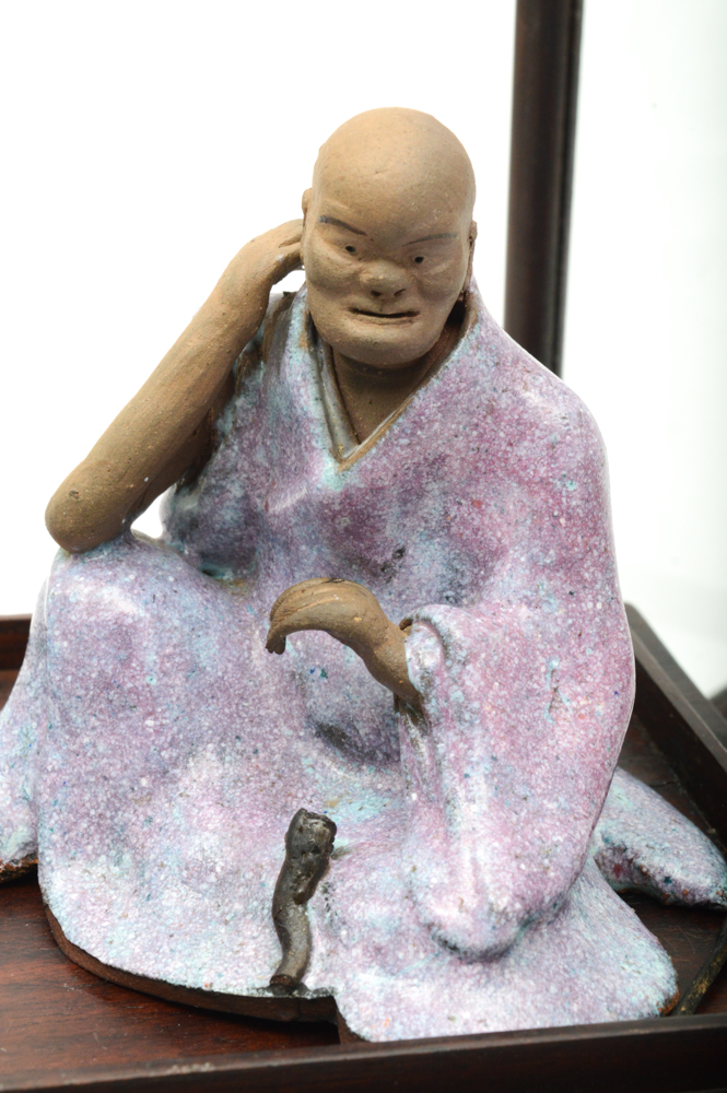 Chinese 19th Century Shiwan Ware Stoneware Figures