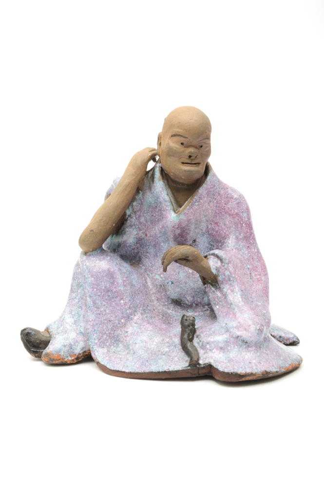 Chinese 19th Century Shiwan Ware Stoneware Figures