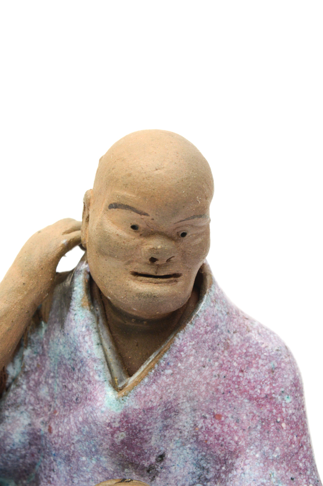 Chinese 19th Century Shiwan Ware Stoneware Figures