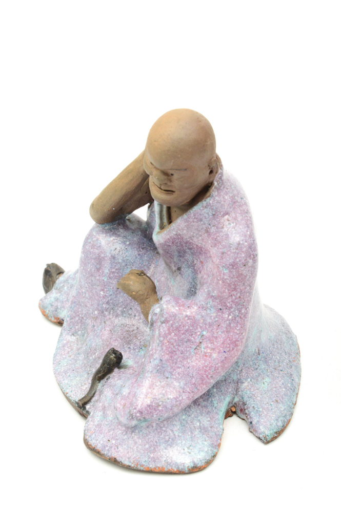 Chinese 19th Century Shiwan Ware Stoneware Figures