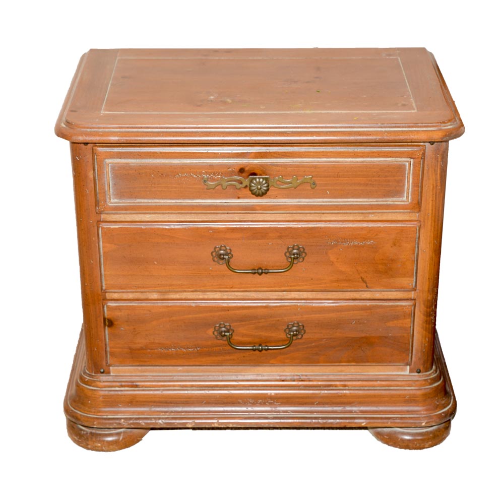 Three-Drawer Nightstand by National Mt. Airy