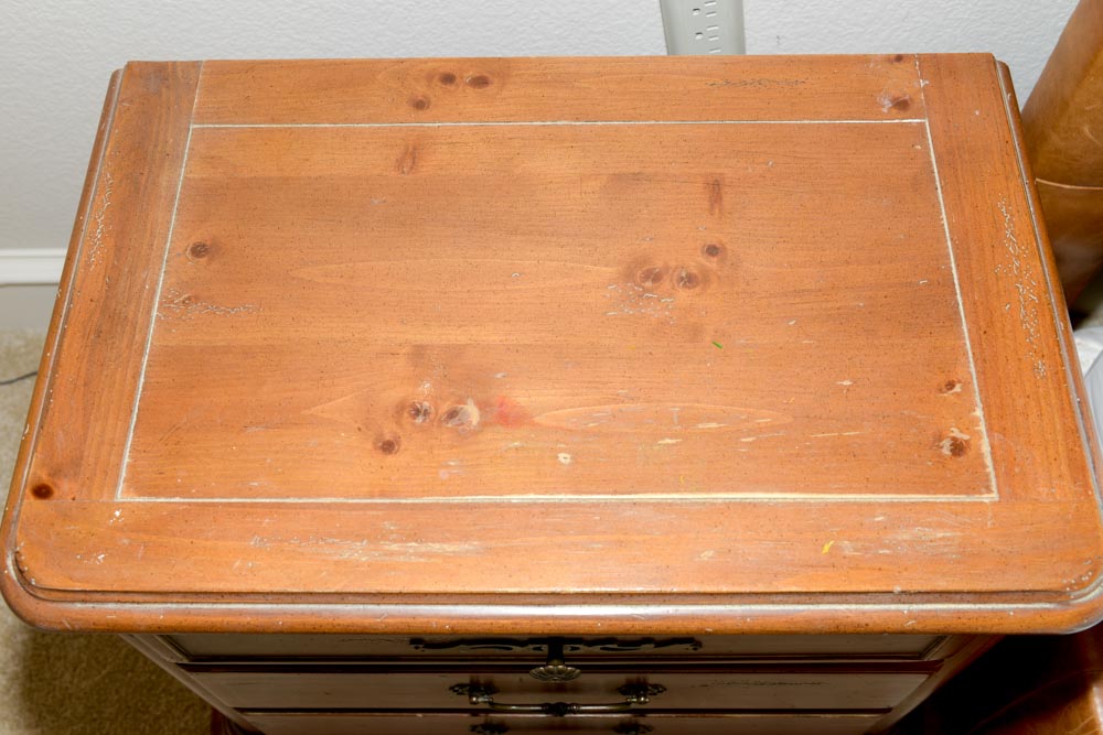 Three-Drawer Nightstand by National Mt. Airy