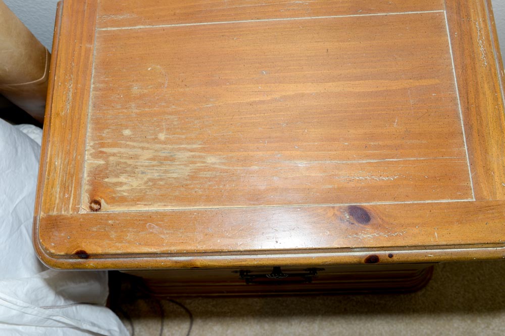 Three-Drawer Nightstand by National Mt. Airy