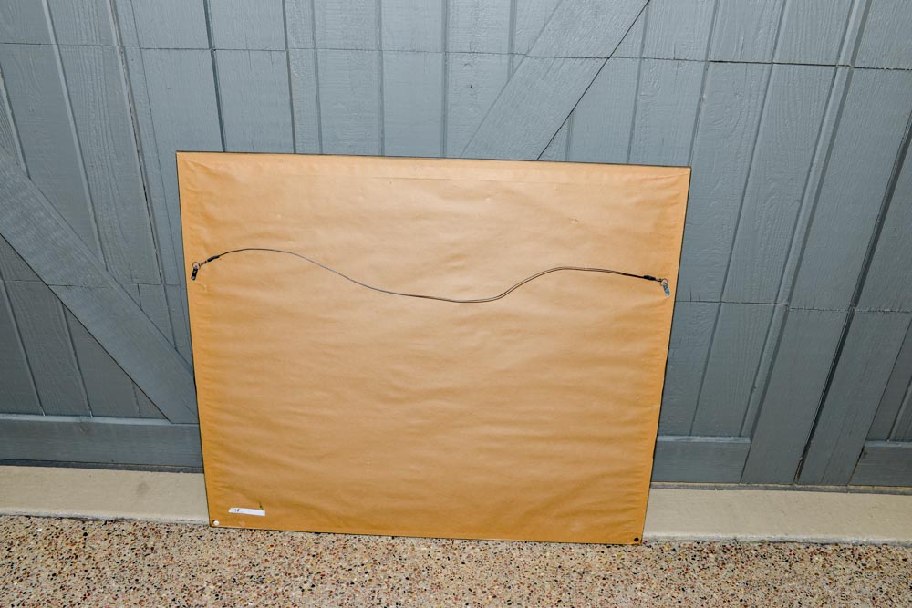 Aquatint Reproduction of "A Wooded Landscape" by M. Hobbema