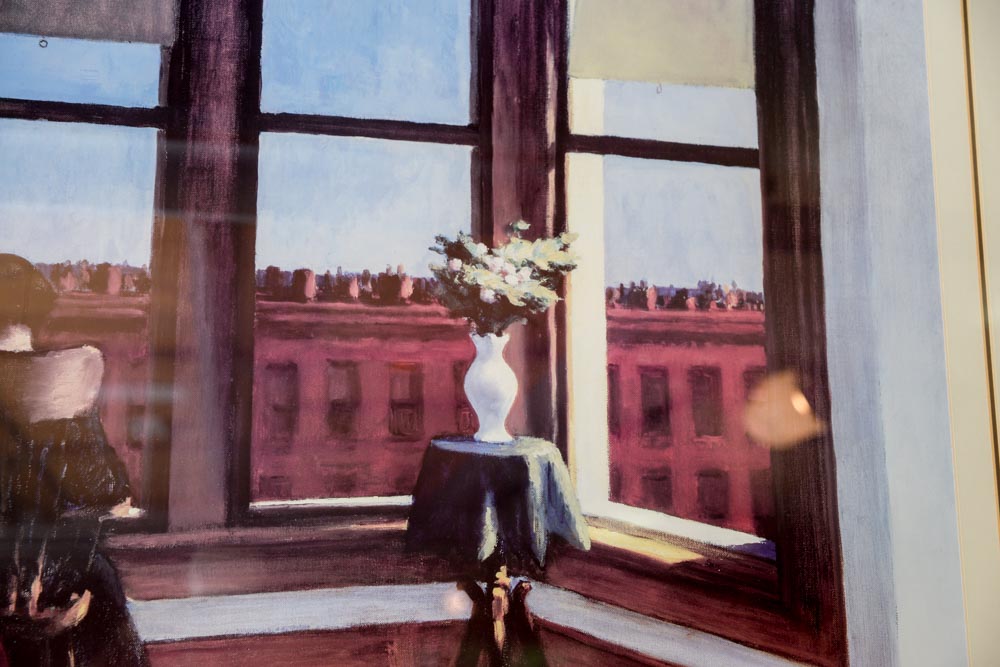 After Edward Hopper Offset Lithograph "Room in Brooklyn"