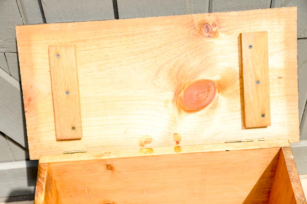 Primitive Style Hand-Painted Chest