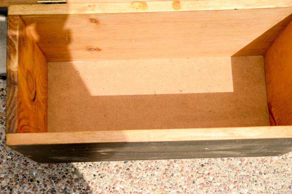 Primitive Style Hand-Painted Chest