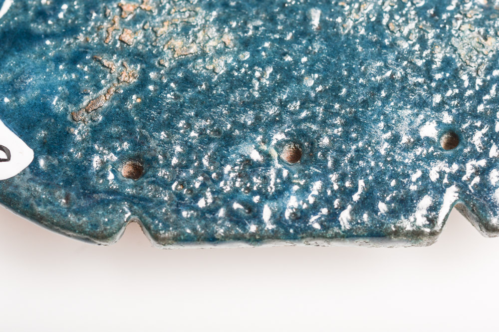 Antique Egyptian Blue Pectoral Scarab