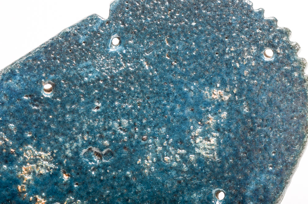 Antique Egyptian Blue Pectoral Scarab