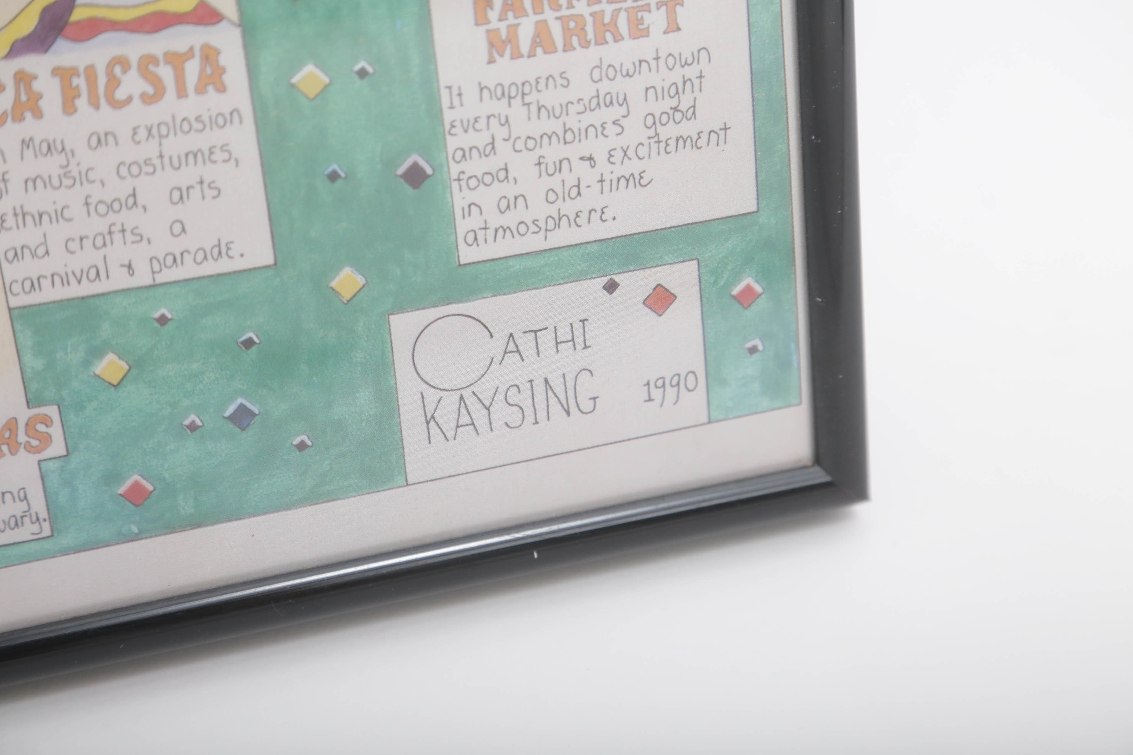 "La Jollaopoly" Board Game and Framed Map of San Luis Obispo