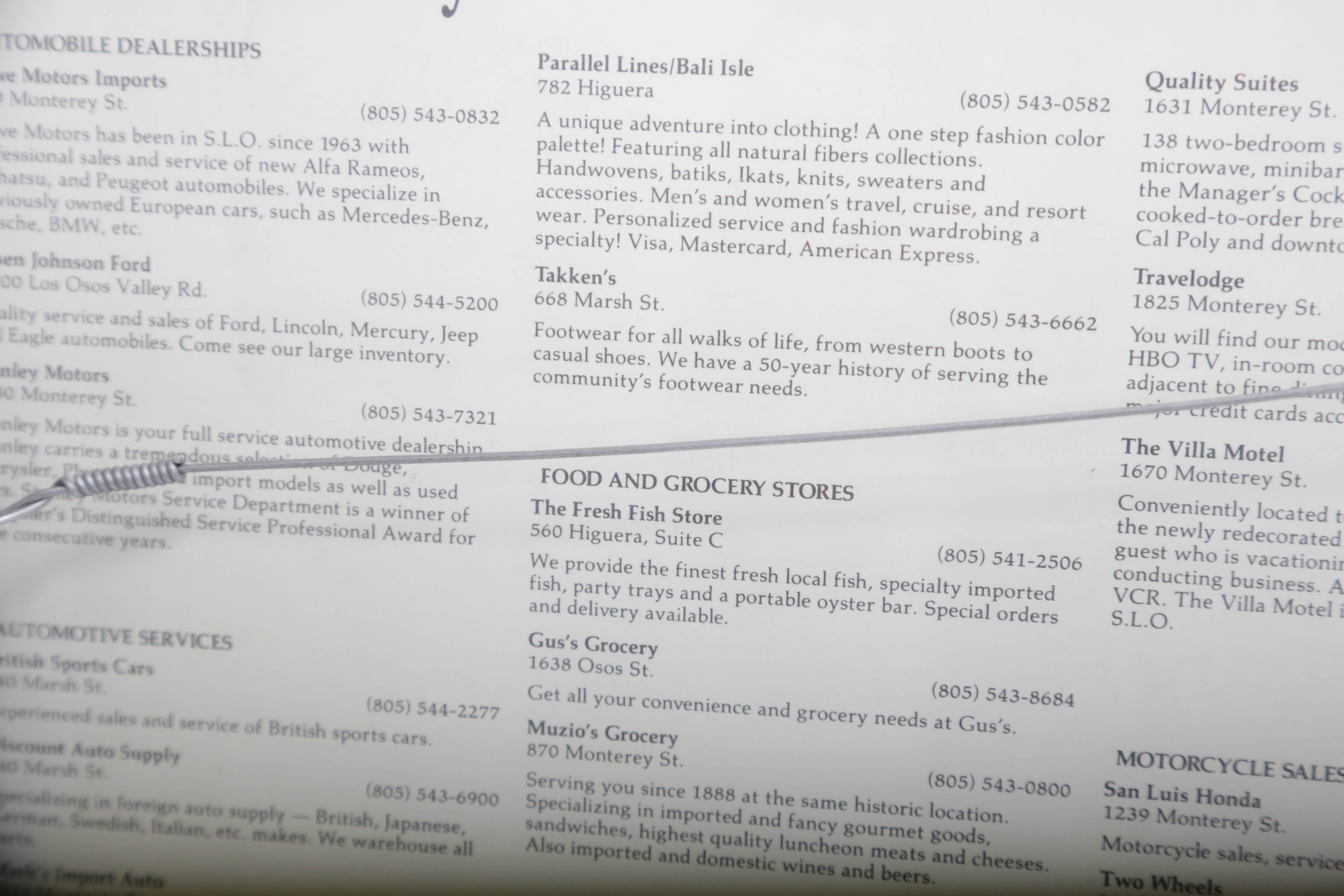 "La Jollaopoly" Board Game and Framed Map of San Luis Obispo