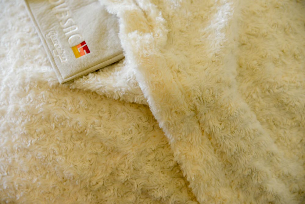 Lovesac Bean Bag Chair With "Gamersac Eskimo Phur Cover"