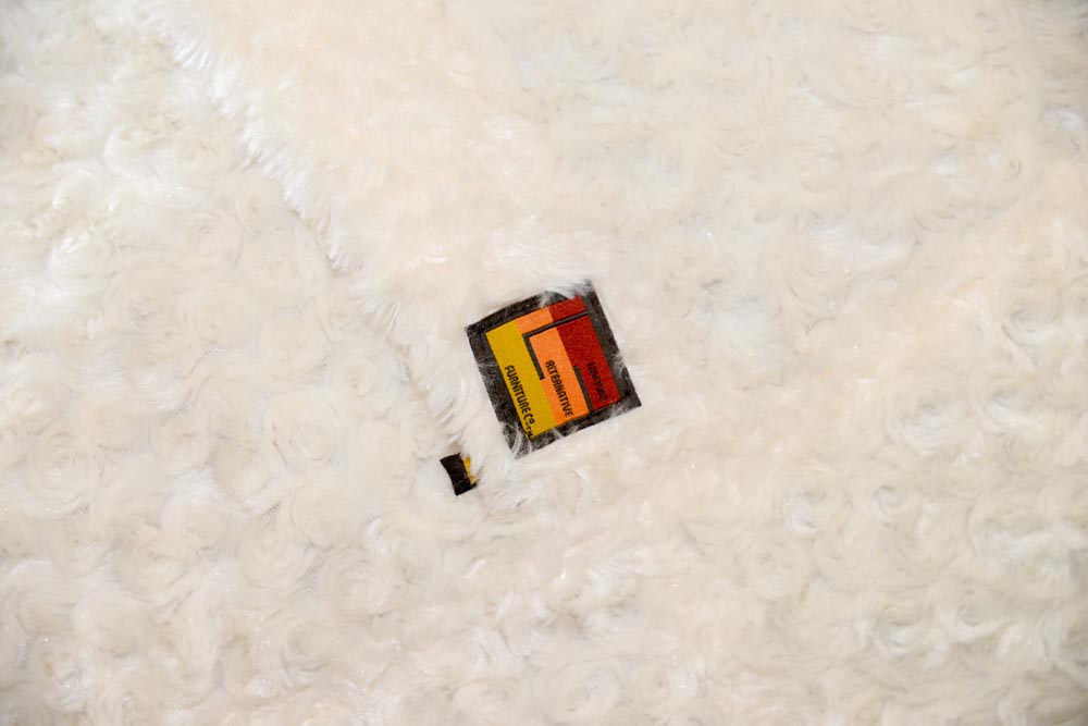 Lovesac Bean Bag Chair With "Gamersac Eskimo Phur Cover"