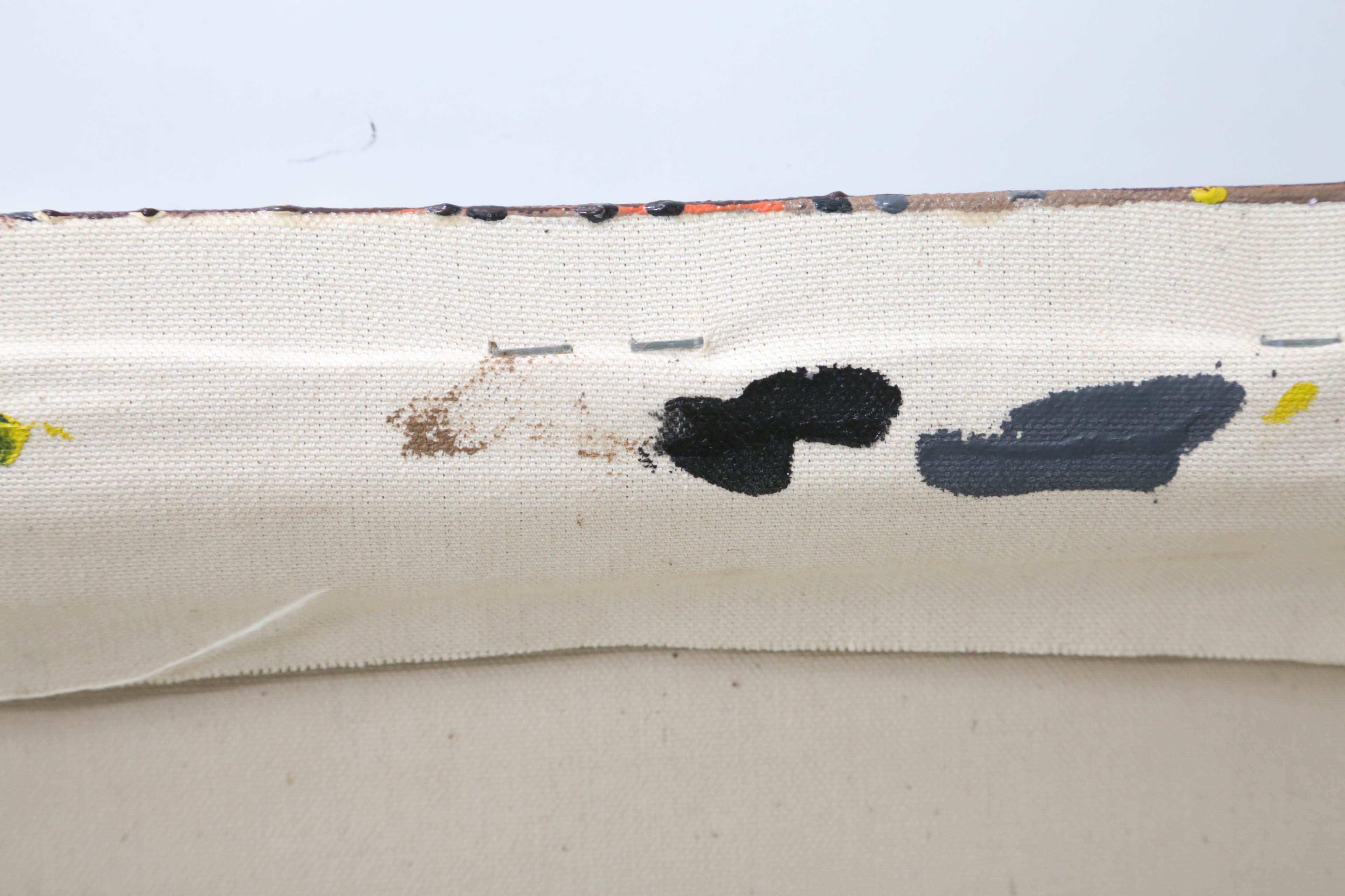 Carl Cacono Oil Painting of Abstract Composition