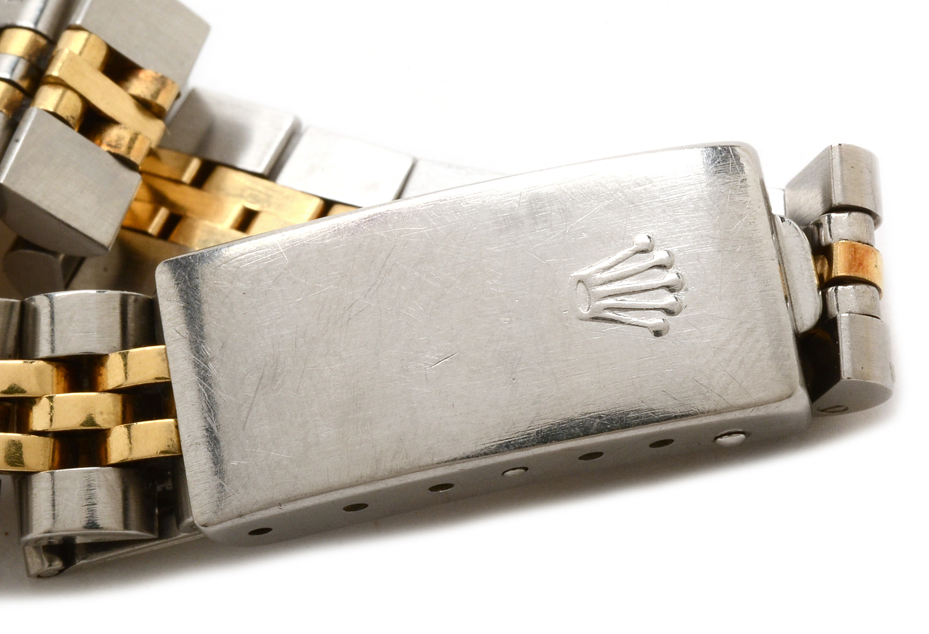 Rolex 18K Yellow Gold Stainless Steel Datejust Watch