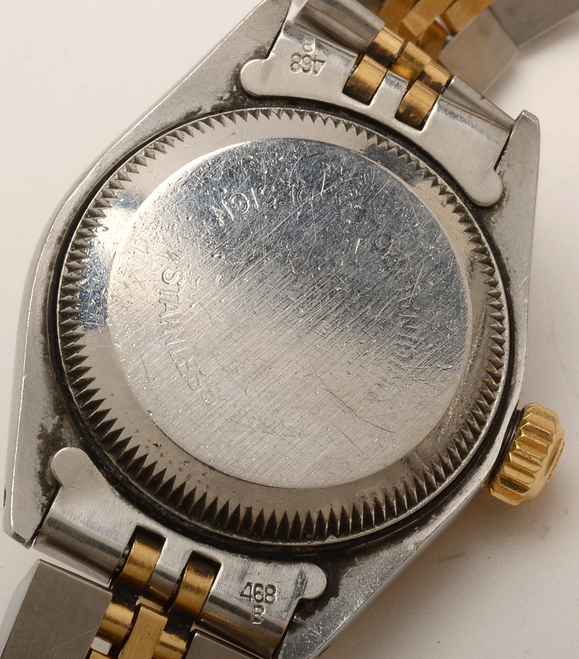 Rolex 18K Yellow Gold Stainless Steel Datejust Watch