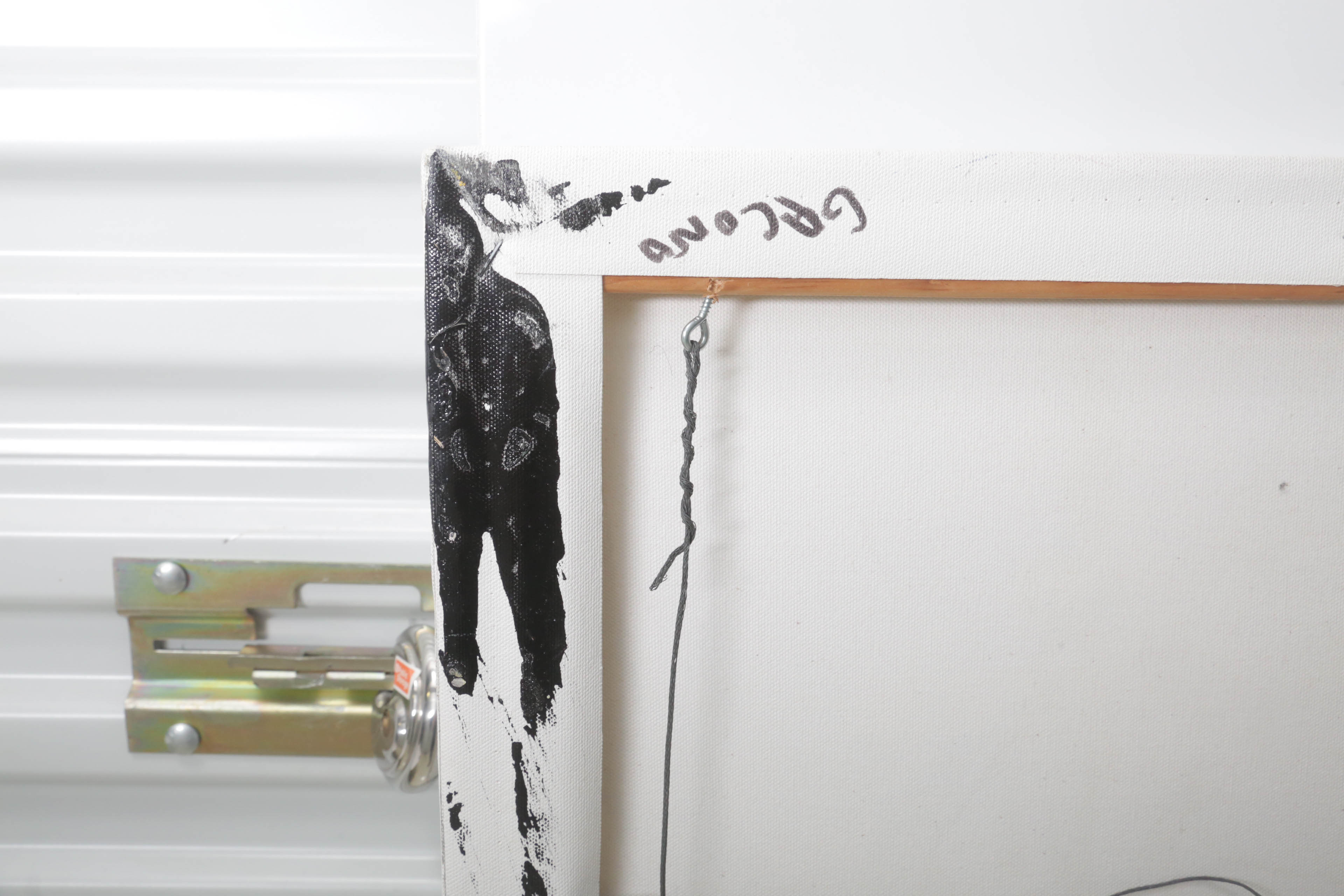 Carl Gacono Oil Painting on Canvas of Abstract Composition