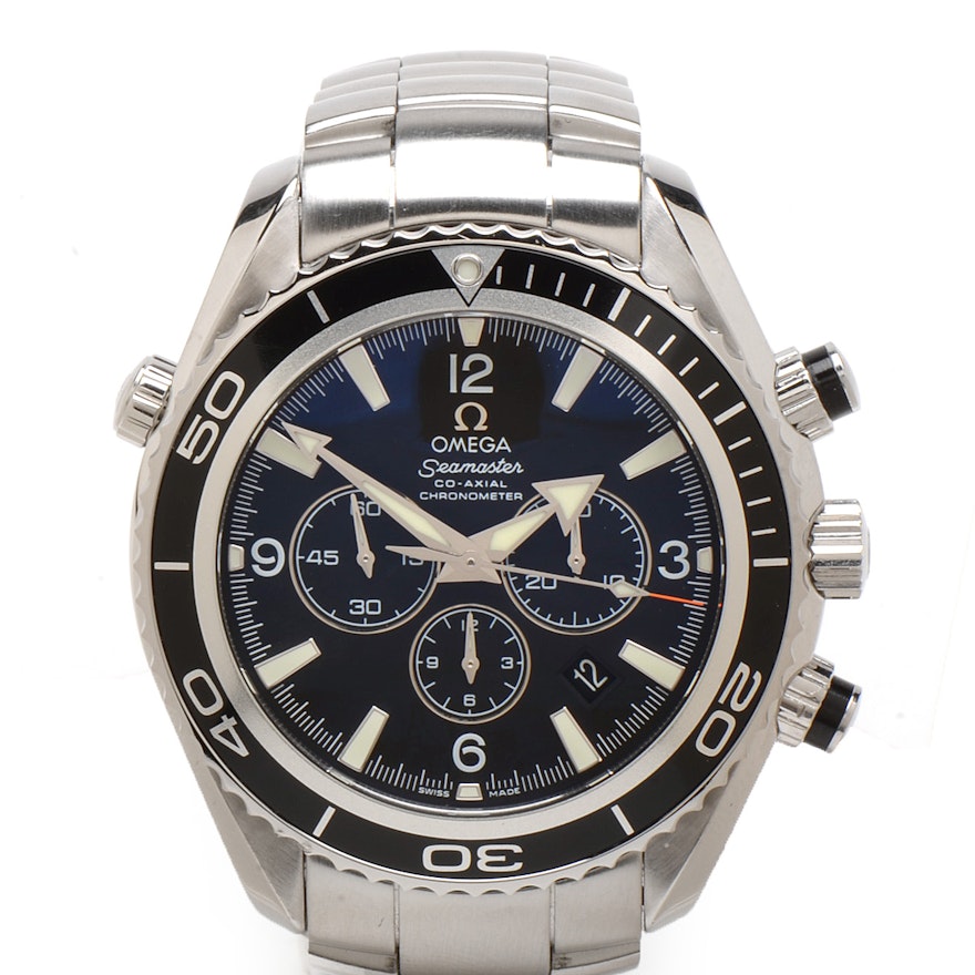 Omega Seamaster Planet Ocean Chronograph 600m Co-Axial Automatic Wristwatch