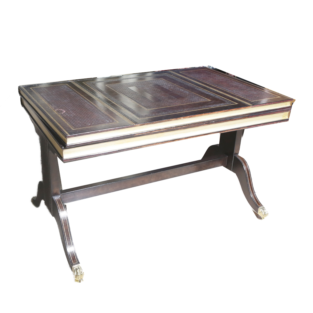 Vintage Maitland Smith English Regency Style Book Desk