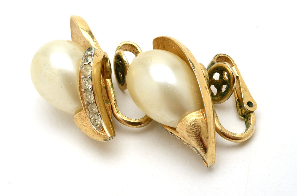 Grouping of Vintage Trifari Clip-On Earrings