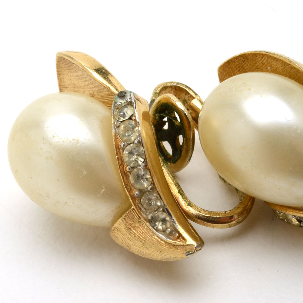 Grouping of Vintage Trifari Clip-On Earrings