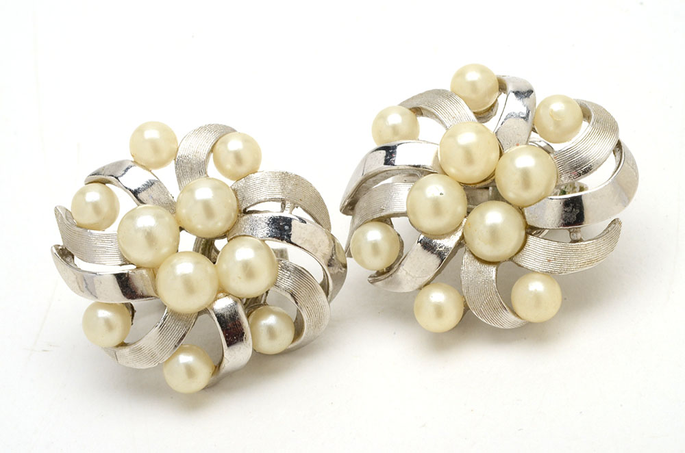 Grouping of Vintage Trifari Clip-On Earrings